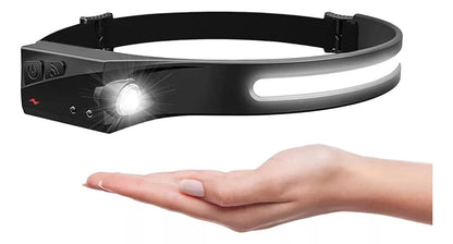 linterna de ciclismo frontal recargable